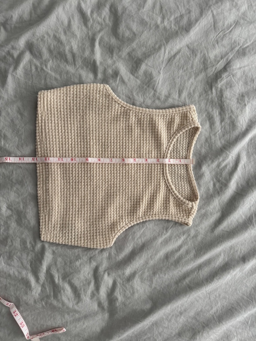 Waffle Crop Top - Picture 3 of 6